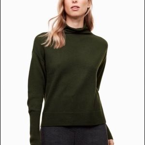 Wilfred Aritzia merino wool funnel necklace sweater
